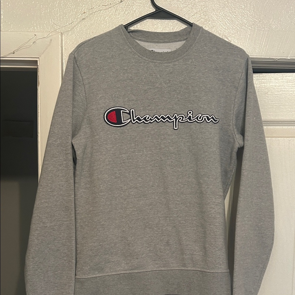 Champion Heather Gray Crewneck Sweatshirt